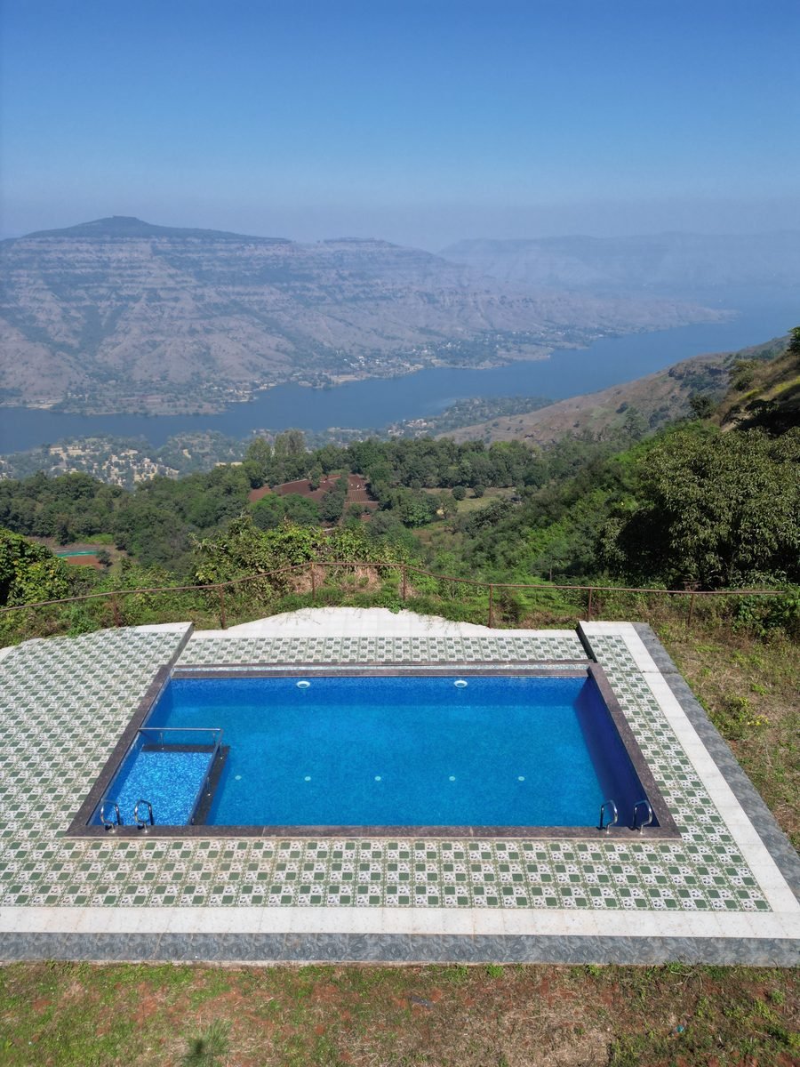 Swimming pool at Krishna Valley Resort