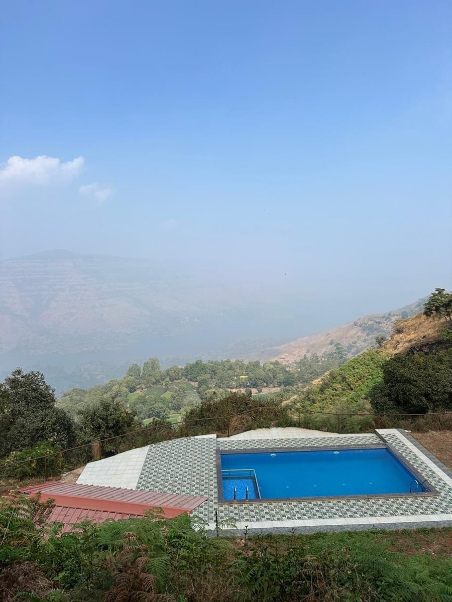 Swimming pool at Krishna Valley Resort